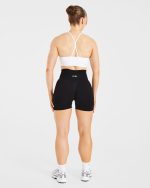 Essential Ruched Sports Bra - White - Image 4