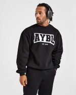Academy Oversized Sweater - Black - Image 7