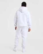 Academy Oversized Hoodie - Grey Marl - Image 4
