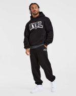 Academy Oversized Hoodie - Black - Image 7