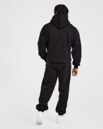 Academy Oversized Joggers - Black - Image 4