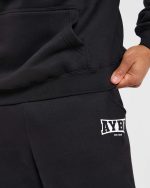 Academy Oversized Hoodie - Black - Image 6