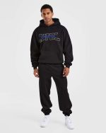 Athletics Oversized Hoodie - Black - Image 3