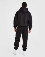 Athletics Oversized Joggers - Black - Image 4
