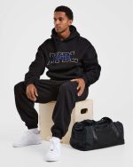 Athletics Oversized Joggers - Black - Image 7