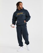 Athletics Oversized Hoodie - Navy - Image 8