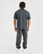 Athletics Oversized Joggers - Charcoal - Image 4