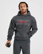 Athletics Oversized Hoodie - Charcoal - Image 7