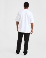 Craft Oversized T Shirt - White - Image 4