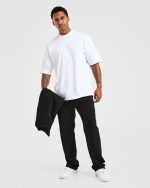 Craft Oversized T Shirt - White - Image 7