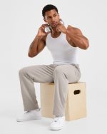 Craft Oversized Straight Leg Joggers - Fog - Image 8