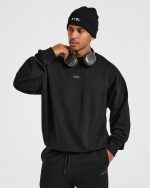 Craft Oversized Sweater - Black - Image 8