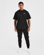 Essential Lightweight Joggers - Black - Image 3