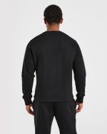 Essential Lightweight Sweater - Black - Image 2