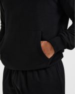 Essential Lightweight Hoodie - Black - Image 6