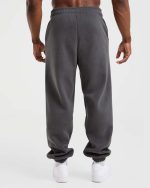 Academy Oversized Joggers - Charcoal - Image 2