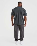 Academy Oversized Joggers - Charcoal - Image 4