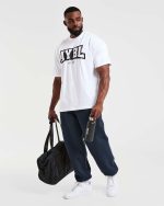 Academy Oversized Joggers - Navy - Image 8