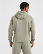 Essential Lightweight Hoodie - Washed Sage - Image 2