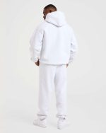 Athletics Oversized Hoodie - Grey Marl - Image 4