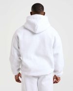 Athletics Oversized Hoodie - Grey Marl - Image 2