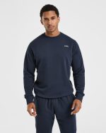 Essential Lightweight Sweater - Navy