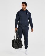 Essential Lightweight Hoodie - Navy - Image 8