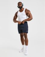 Essential Lightweight 5" Shorts - Navy - Image 7