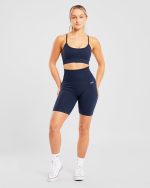 Empower Seamless Cycling Shorts - Navy - Image 3