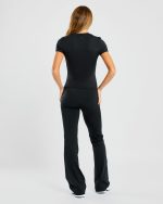 Sculpt Flared Leggings - Black - Image 4