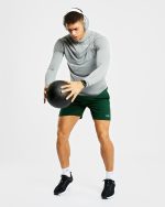 Essential Seamless 1/4 Zip Pullover - Grey Marl - Image 6