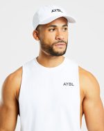 Embroidered Cap - White - Image 5