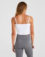 Essential Crop Vest - White - Image 2
