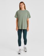 AYBL Athletics Oversized T Shirt - Green - Image 4
