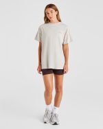 AYBL Athletics Oversized T Shirt - Beige - Image 4