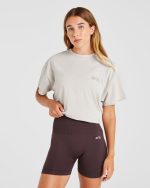 AYBL Athletics Oversized T Shirt - Beige - Image 7