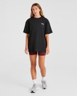 AYBL Sports Club Oversized T Shirt - Black - Image 4