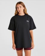 AYBL Sports Club Oversized T Shirt - Black - Image 2