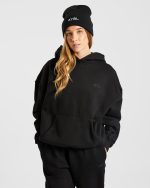 Embroidered Beanie - Black - Image 4