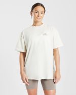 Mind Over Matter Oversized T Shirt - Beige/Brown - Image 10