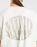 Mind Over Matter Oversized T Shirt - Beige/Brown - Image 14