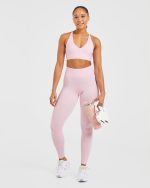 Staple Sports Bra - Pastel Pink - Image 7