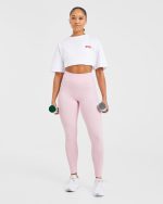 Staple Leggings - Pastel Pink - Image 8