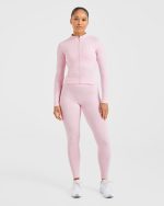 Staple Zip Jacket - Pastel Pink - Image 3