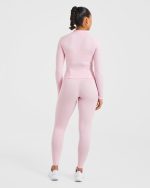 Staple Zip Jacket - Pastel Pink - Image 4