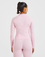 Staple Zip Jacket - Pastel Pink - Image 2
