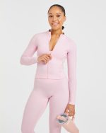 Staple Zip Jacket - Pastel Pink - Image 7
