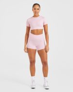 Staple Crop Top - Pastel Pink - Image 3