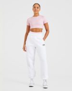Staple Crop Top - Pastel Pink - Image 8