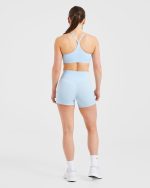 Staple Sports Bra - Pastel Blue - Image 4